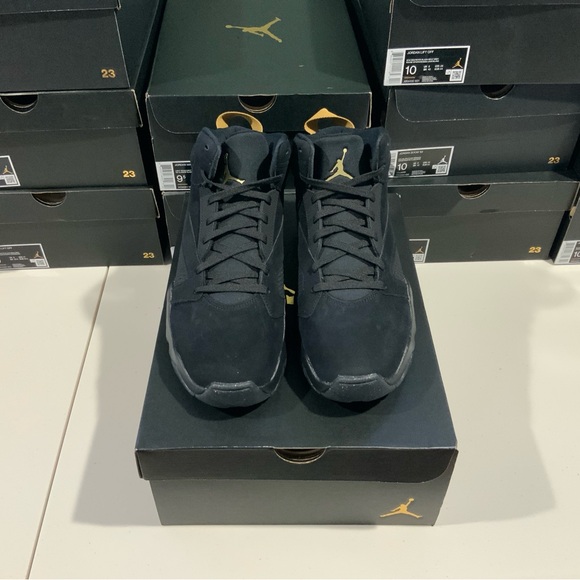 Jordan Men's Lift Off Black/Gold Basketball Shoes AR4430-007 - Picture 1 of 7